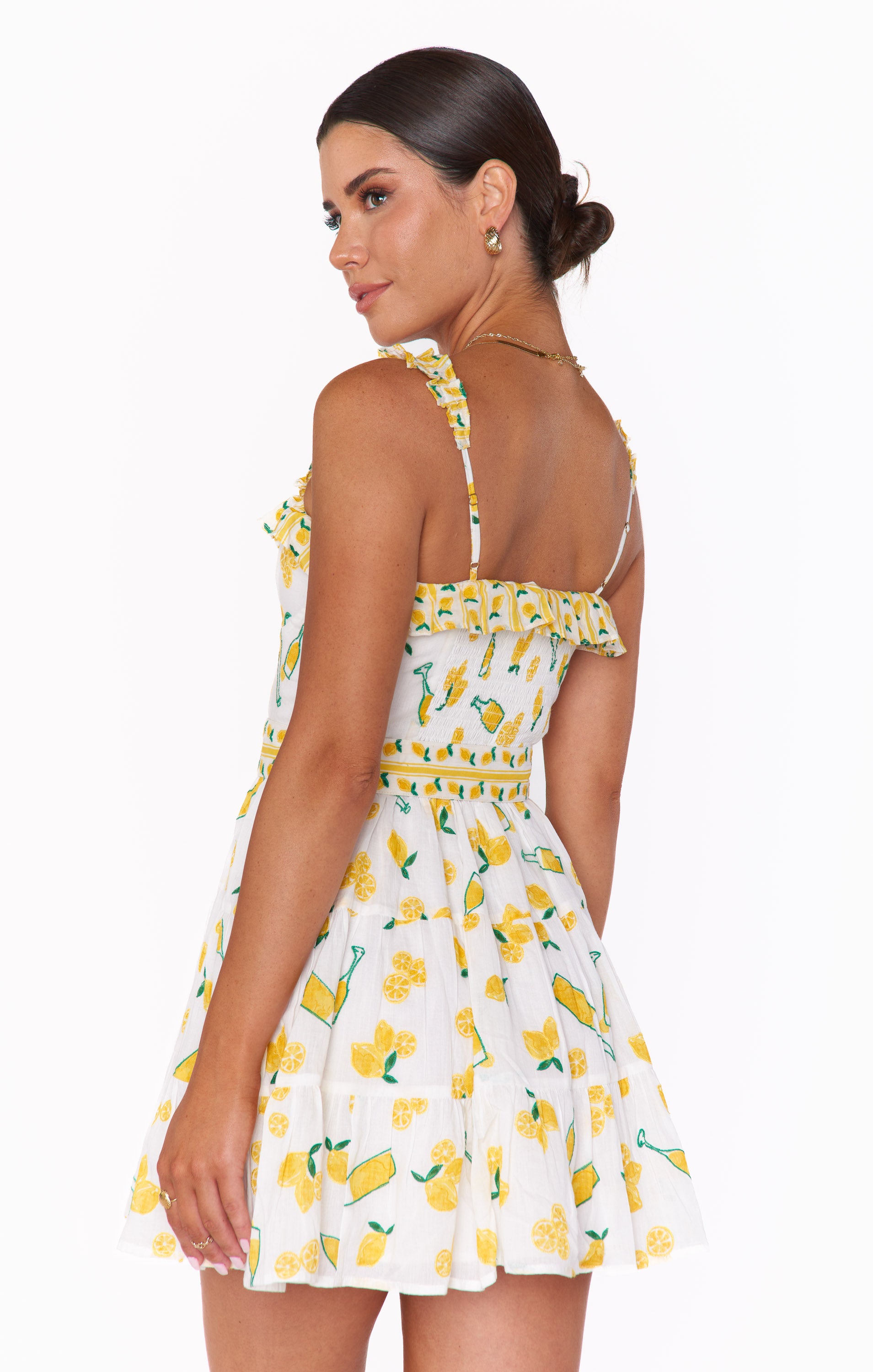 Jolene Mini Dress ~ Limoncello Embroidery – Show Me Your Mumu