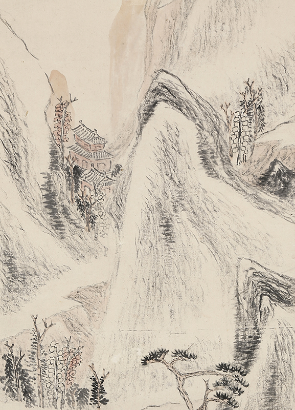 秋景山水図｜商品一覧｜新古美術わたなべ