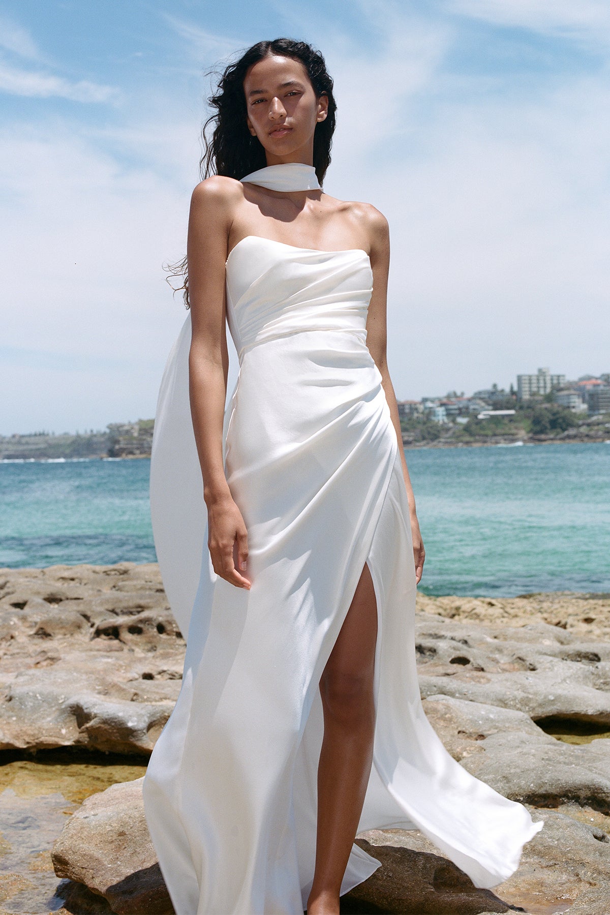 Lucent Scarf | Ivory | Accessories | Shona Joy – Shona Joy US