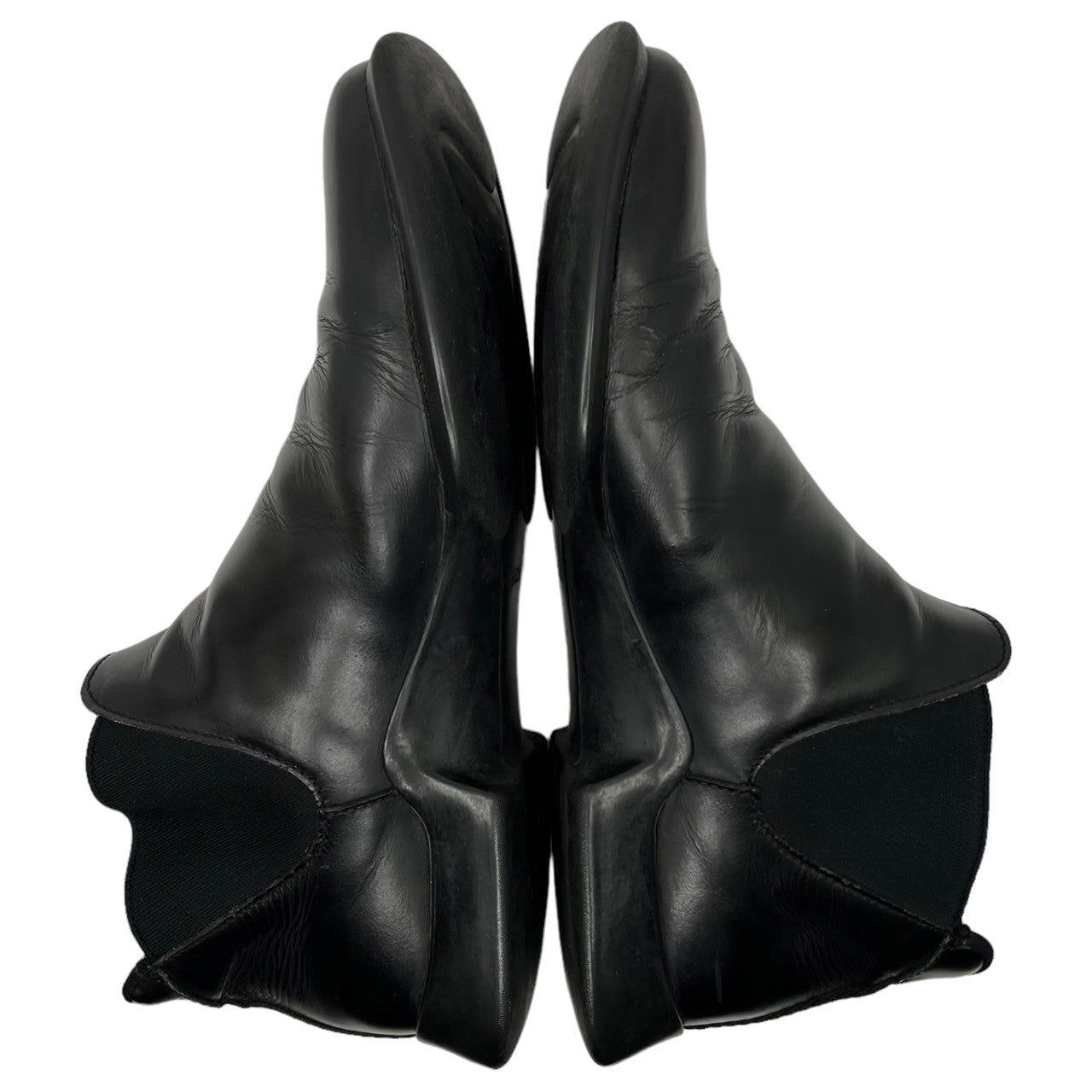 PRADA(プラダ) 00's Archive square toe side gore boots アーカイブ