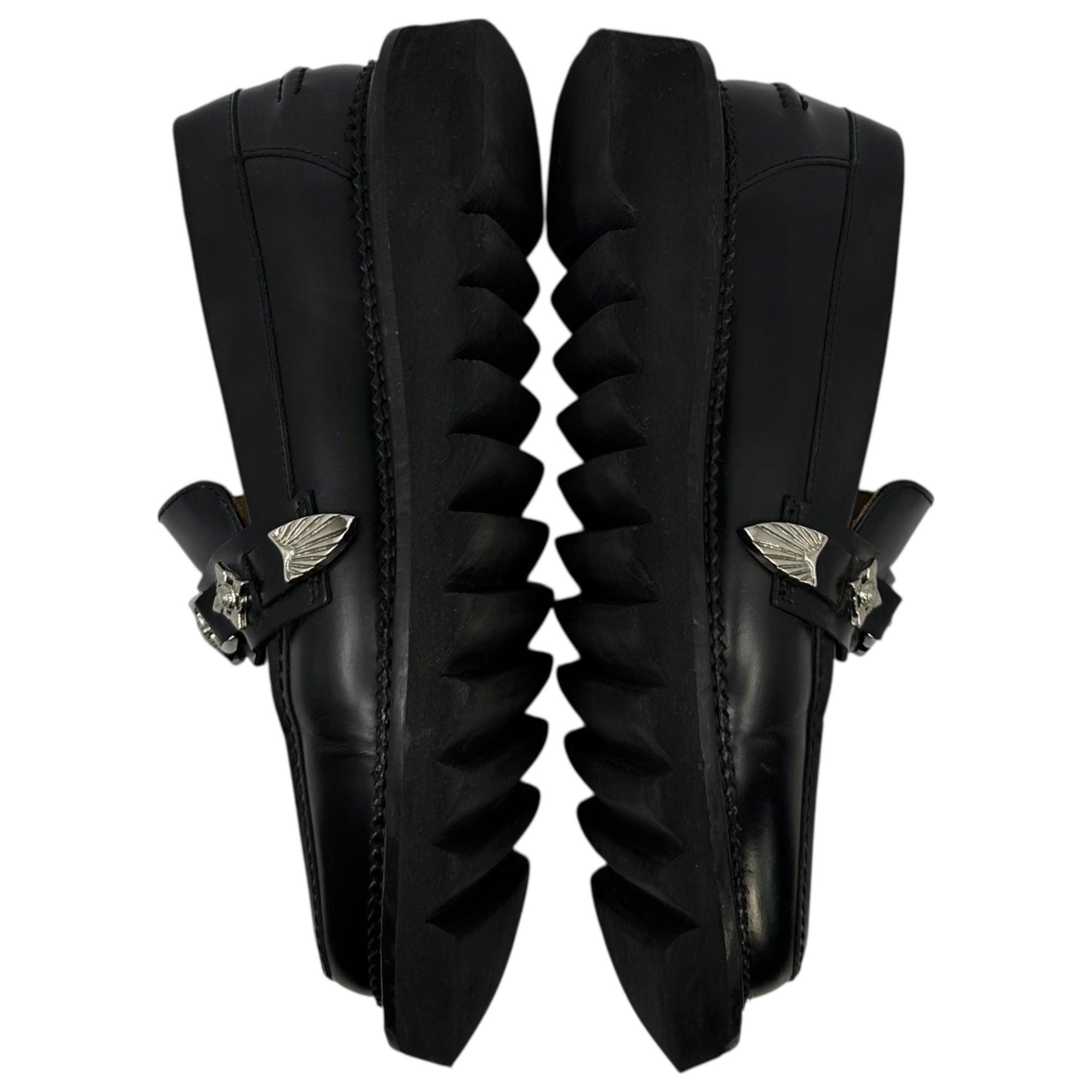 TOGA PULLA(トーガプルラ) Shark Sole Metal Bit Leather Loafer