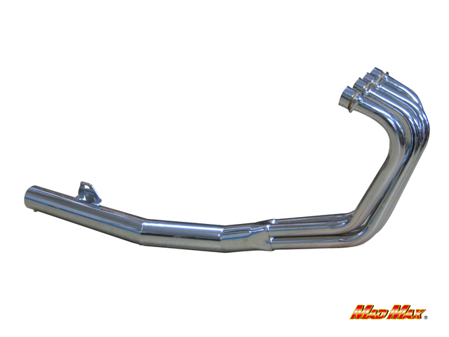 MADMAX製 ジェイド250/JADE(MC23)用ショート管マフラー メッキ [株式