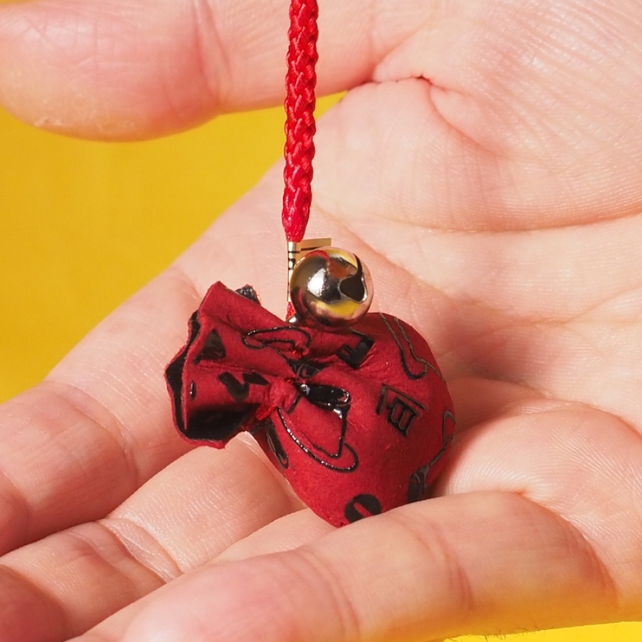 根付巾着 印傳×MARLOWE マーロウ