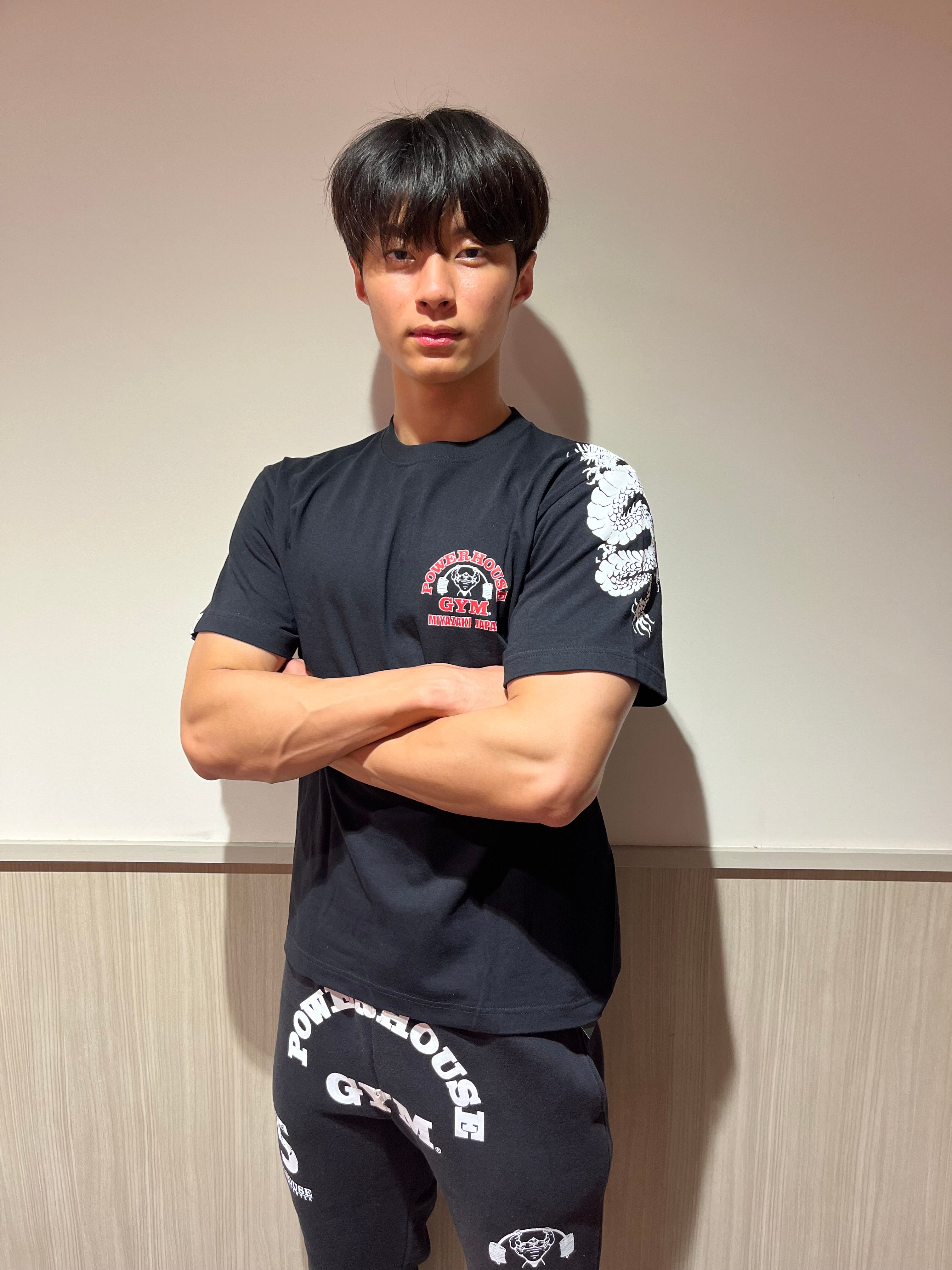 山岸秀匡＆パワーハウスジム コラボロングスリーブTシャツ「風林火山