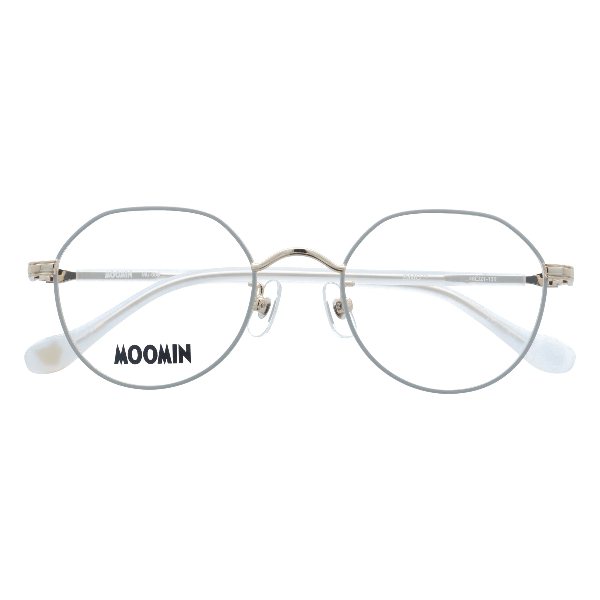 メガネフレーム （ニョロニョロ）MU006-2/GD/GY 48＜取り寄せ品