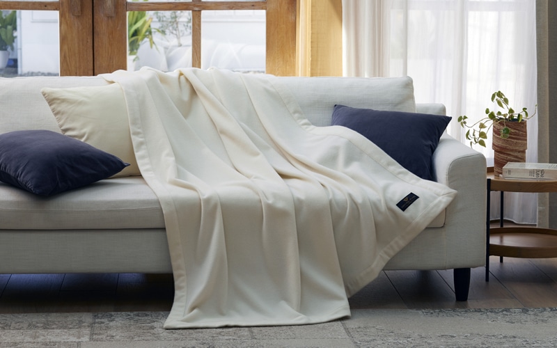 西川プレミアム IMPERIAL PLAZA カシミヤ100%毛布ダブル インペリアル