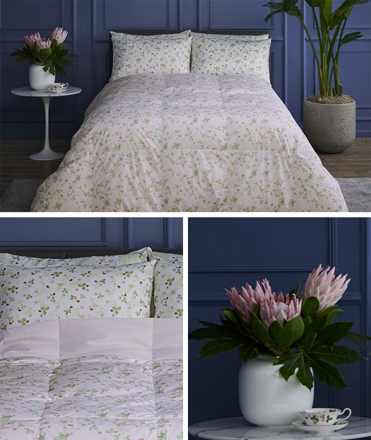 ウェッジウッドの羽毛ふとんで素敵な眠りのひととき│nishikawa（西川