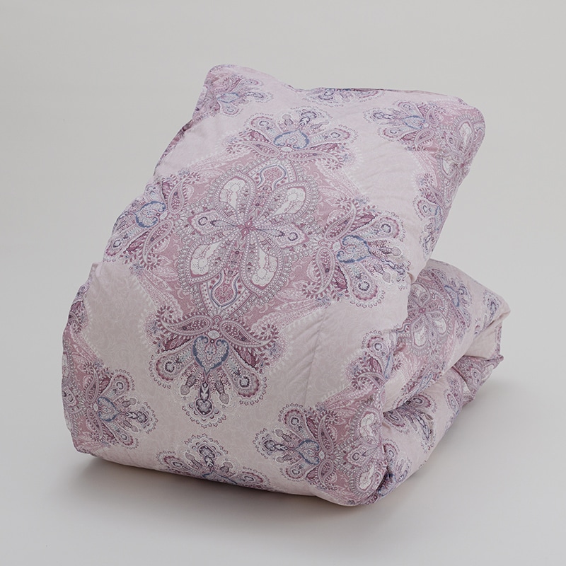 羽毛掛けふとん［ダック］(（シングルロング）150×210cm ピンク