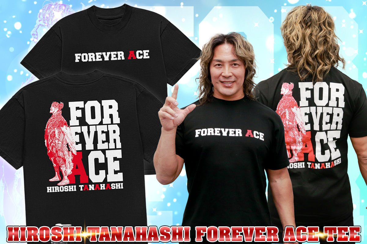 棚橋弘至「FOREVER ACE」Tシャツ（ブラック）