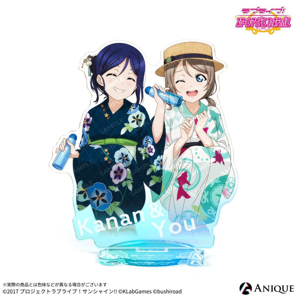 浦の星女学院キッチンカー Aqoursコースターディスプレイ 浦の星女学院