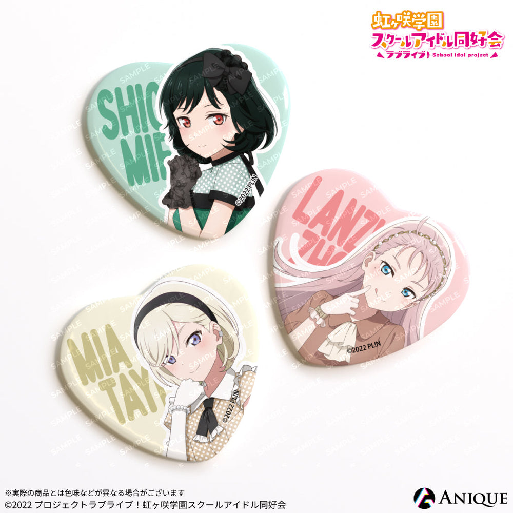 虹ヶ咲 5th スクエア缶バッジ 栞子 虹ヶ咲 5th スクエア缶バッジ 栞子