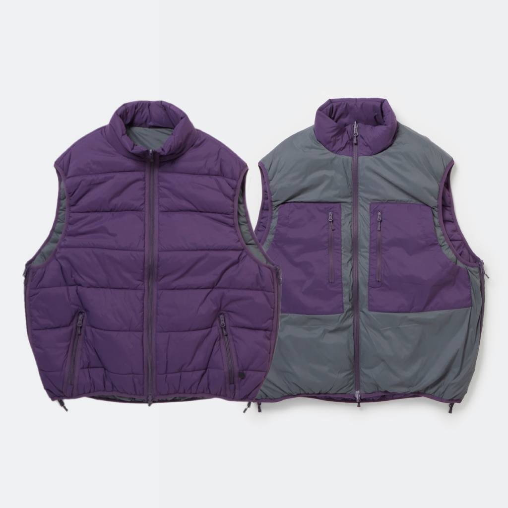TECH REVERSIBLE CLIMBERS PUFF VEST #PURPLE×CHA [BW-23025W]_DAIWA