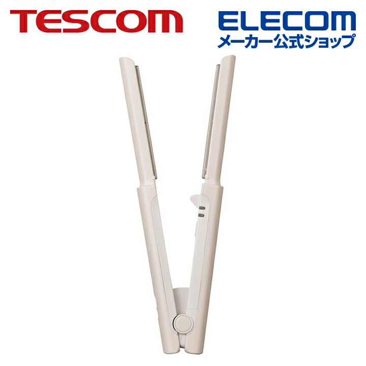 TESCOM マイナスイオン ストレートブラシアイロン | エレコム