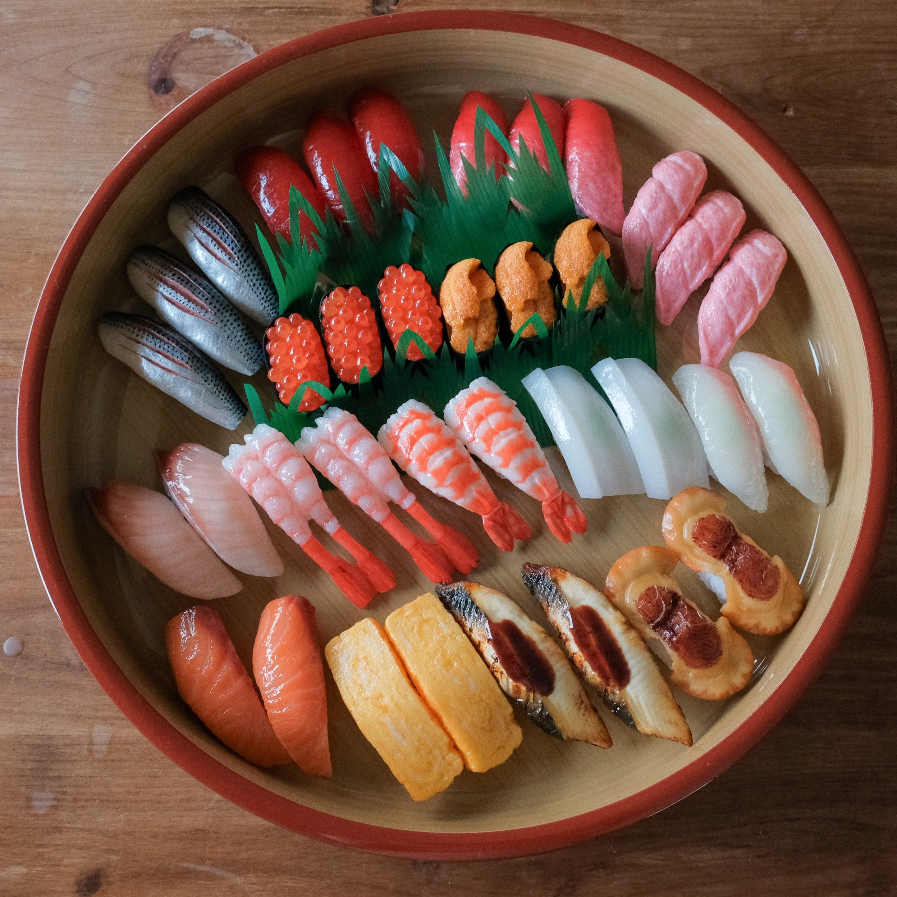 元祖食品サンプル屋「イカ寿司(サビあり)のマグネット」