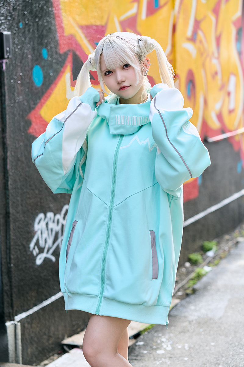 数量限定予約】NANIMONO×over print ”ジャージは戦闘服☆” LIGHT BLUE