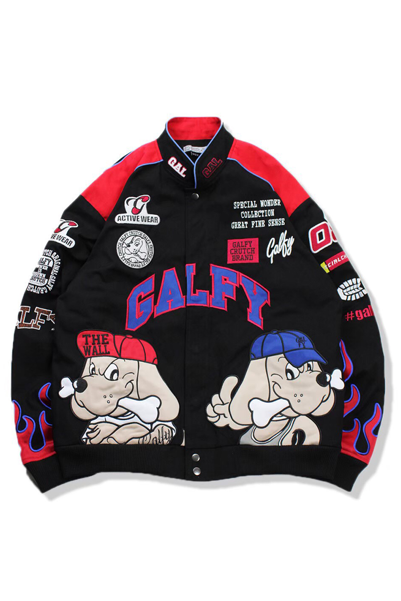 GALFY (ガルフィー) 新 走り屋 JKT BLACK/RED / ロックファッション