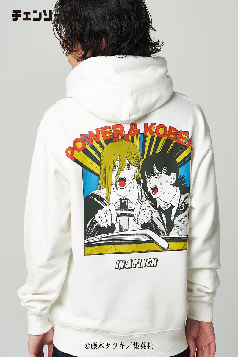 glamb (グラム)×チェンソーマン Power & Kobeni Hoodie White / ロック