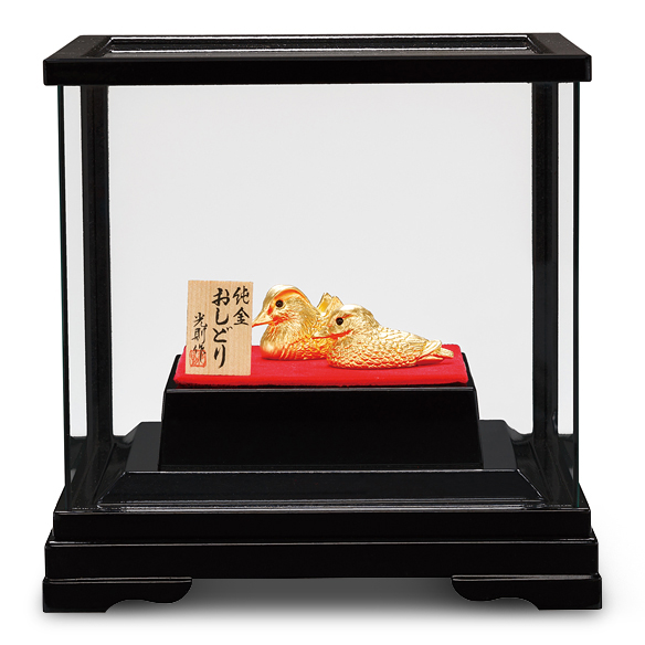 純金置物「おしどり」大淵 光則原型作 | 高品質 金・プラチナ