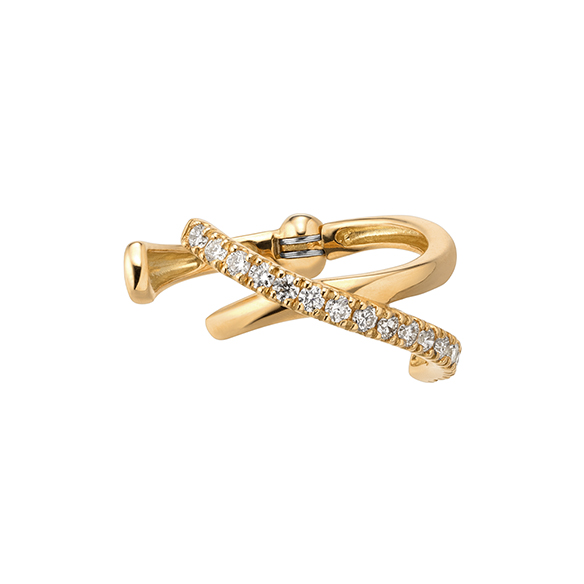 K18イエローゴールド ダイヤモンド イヤーカフ | 高品質 金・プラチナ