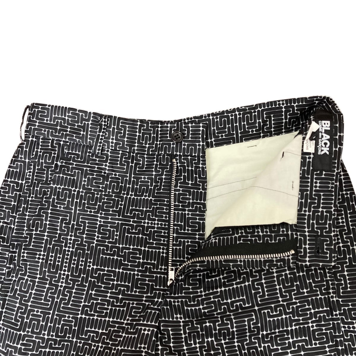 BLACK COMME des GARCONS(ブラックコムデギャルソン) 総柄パンツ 1D