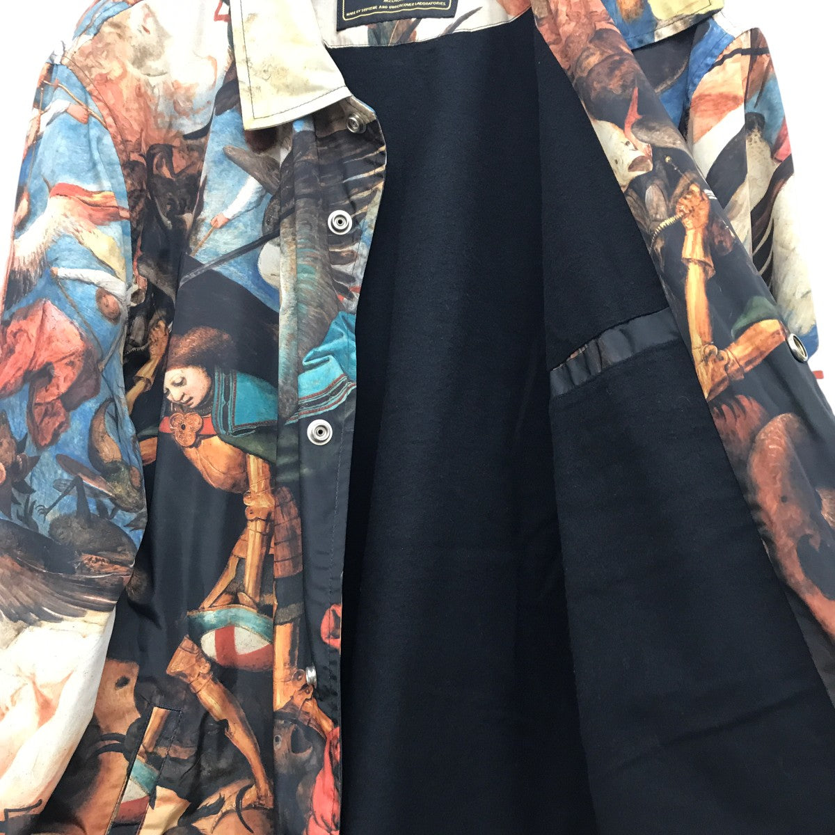 Supreme×UNDERCOVER ナイロンジャケット オレンジ×グリーン×ブラック