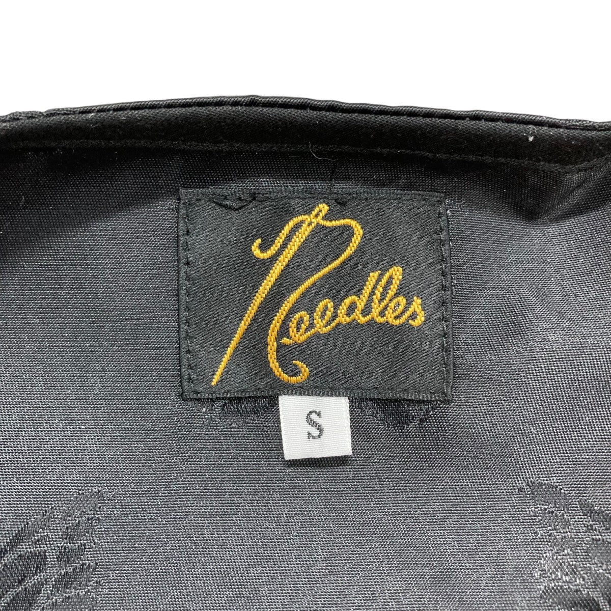 Needles(ニードルズ) パッチデザインナイロンベスト QV132 ブラック