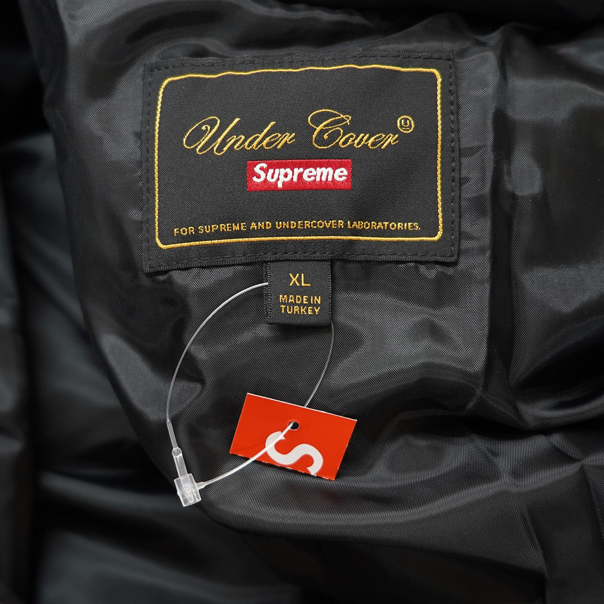 Supreme×UNDERCOVER 23SS Undercover Puffer Jacket 袖レザー 切替