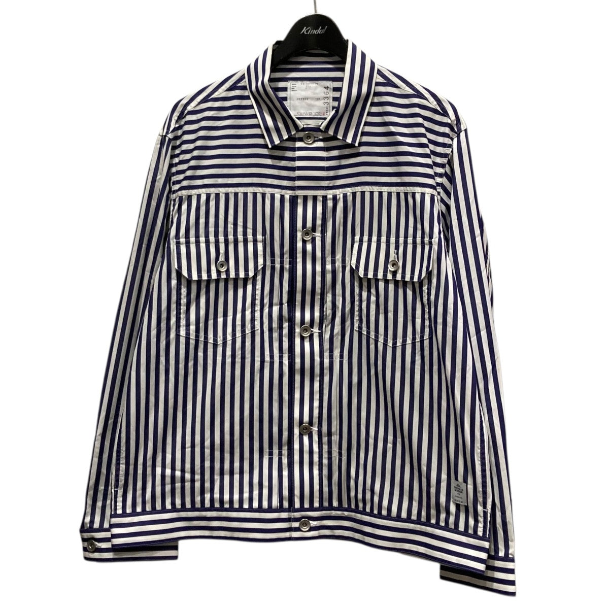 sacai(サカイ) ストライプシャツジャケット24-03364M 24-03364M