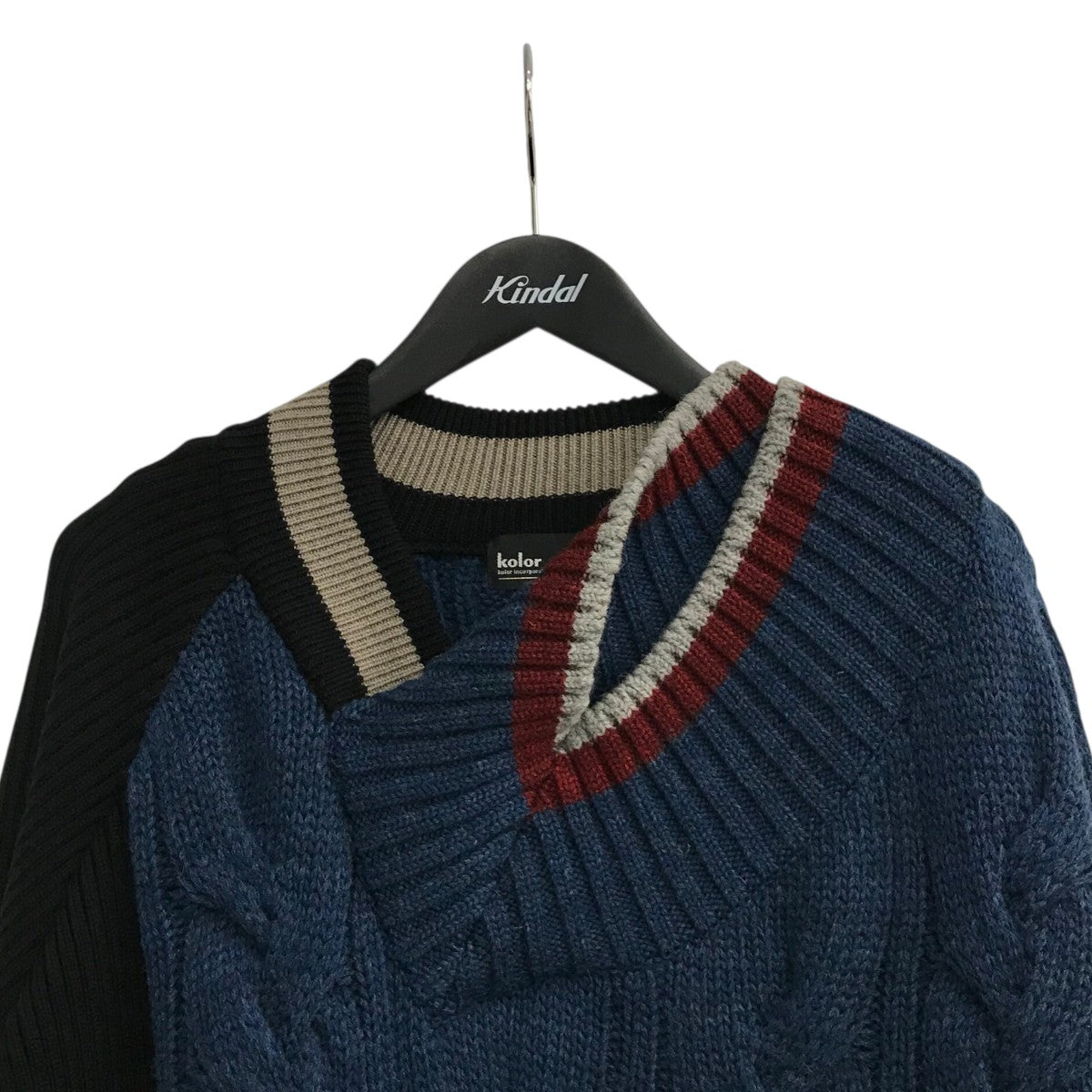 kolor(カラー) クレイジーパターンニット21WCM N02302 21WCM N02302