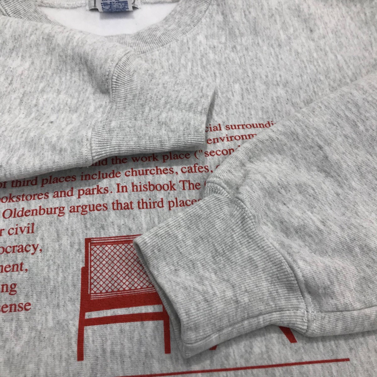 museum of daily MOD(ミュージアムオブデイリー) プリントスウェット