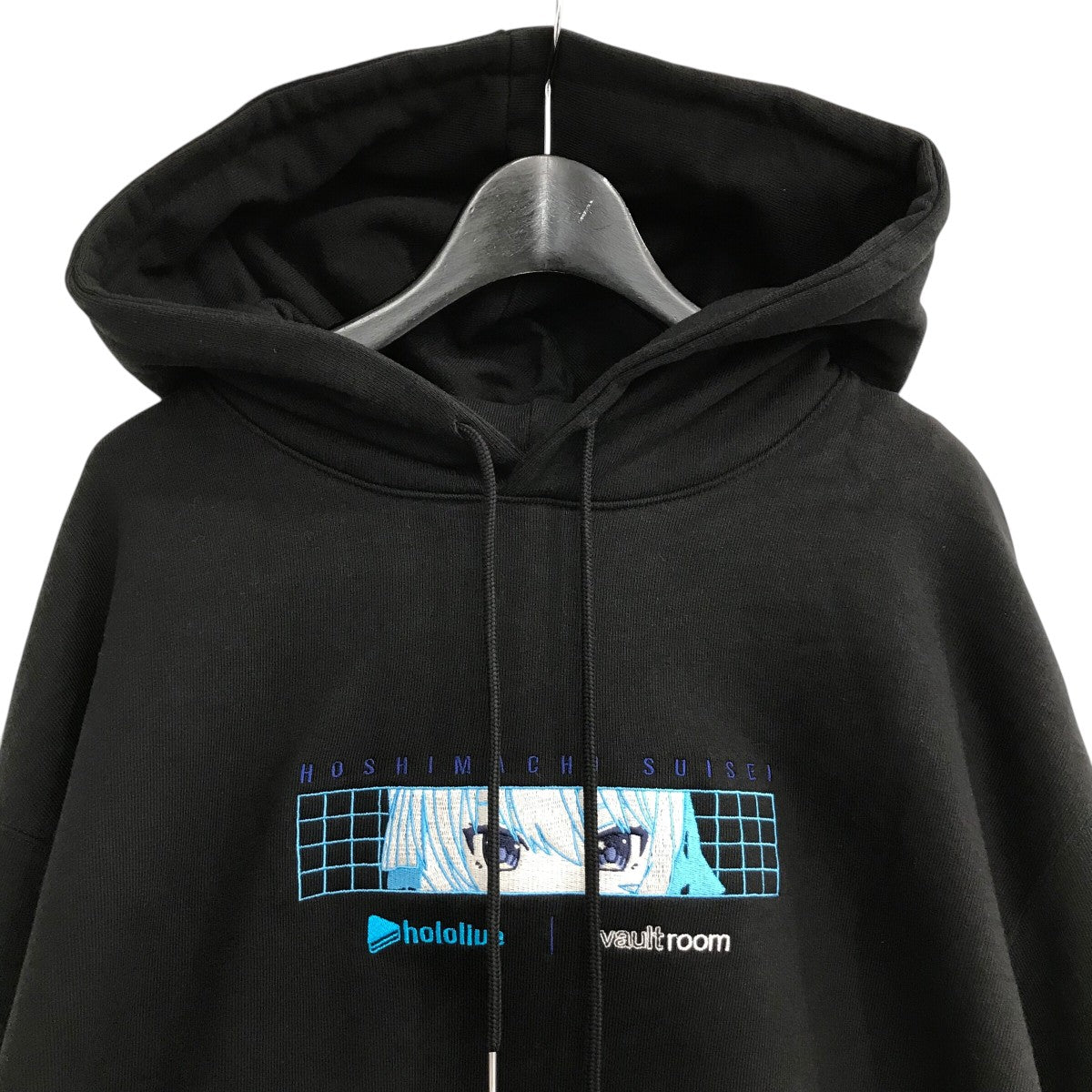 vaultroom×星街すいせい 「HOSHIMACHI SUISEI HOODIE」刺繍プル