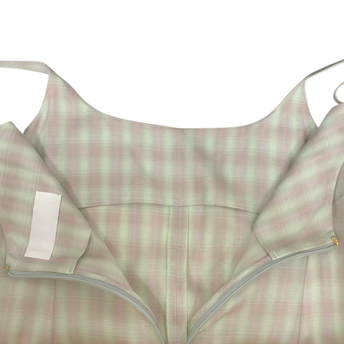 mame kurogouchi(マメクロゴウチ) リネンミックスオンブレキャミソール