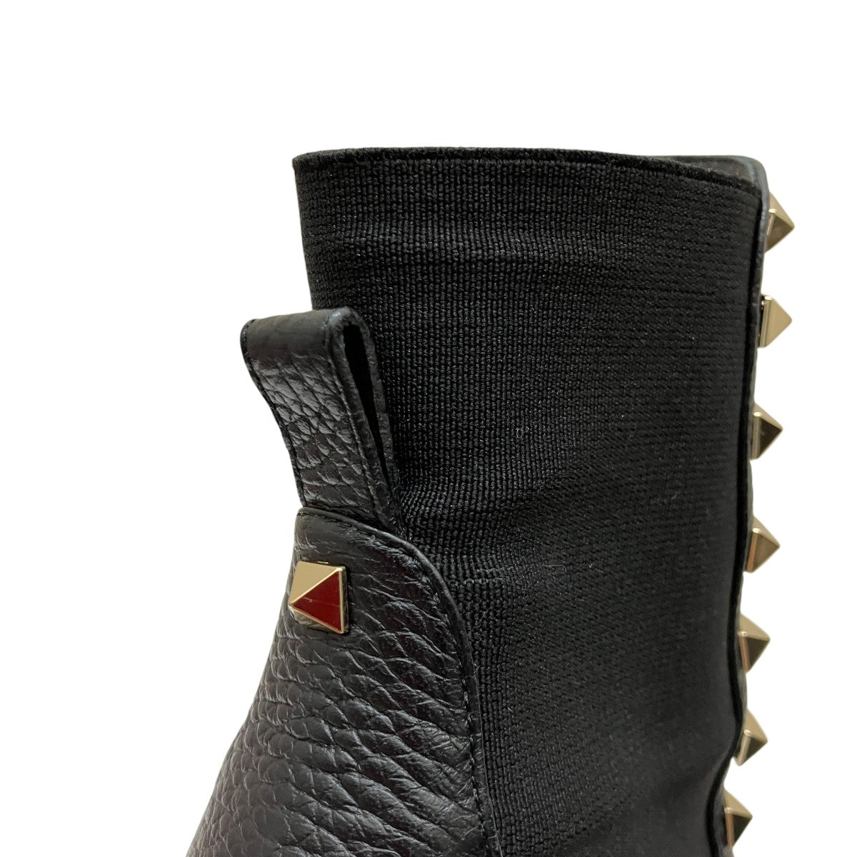 VALENTINO(ヴァレンチノ) ロックスタッズブーツブーツ ブラック サイズ