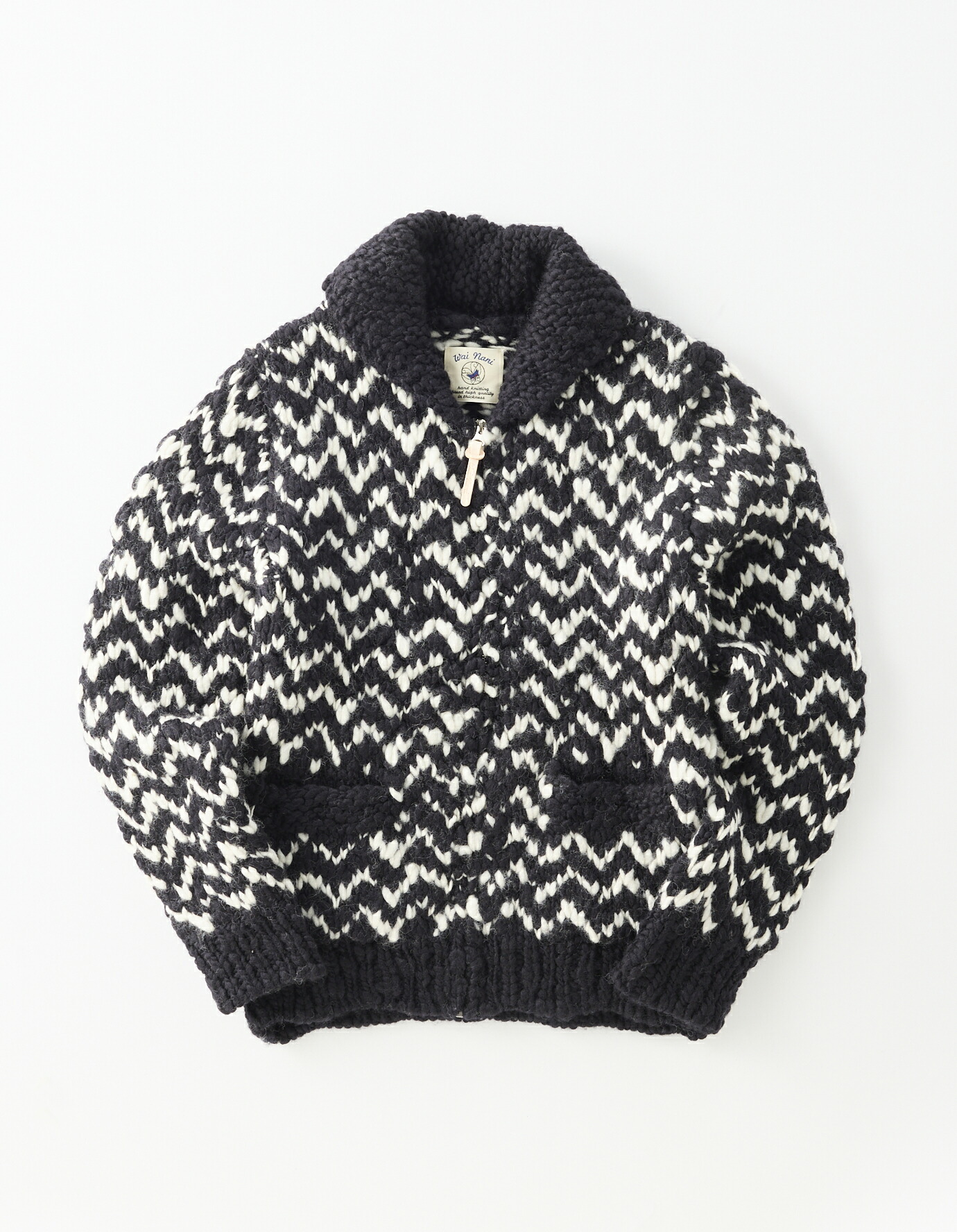 楽天市場】Wai Nani ワイナニ【送料無料】ケーブル カウチンセーター