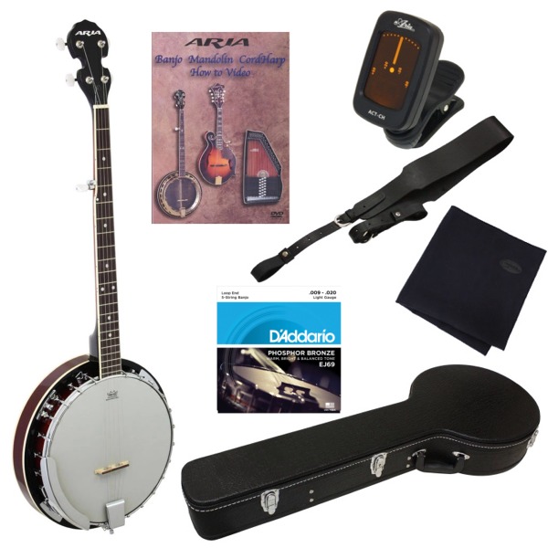 楽天市場】ARIA バンジョー SB-10で始めるバンジョー初心者9点セット