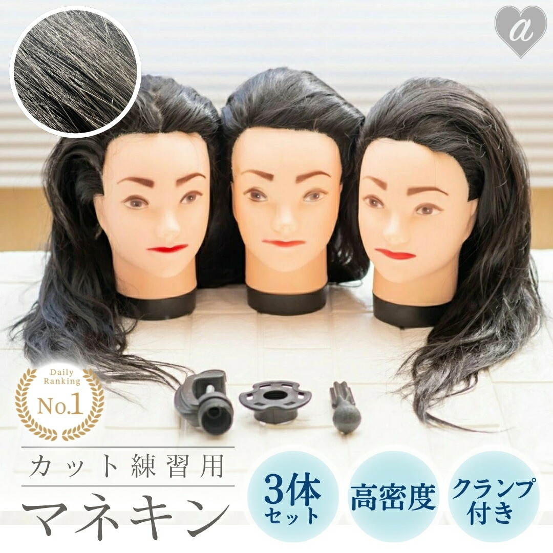 国家試験用 カットウィッグ4個セット 国家試験用カットウィッグ 4体