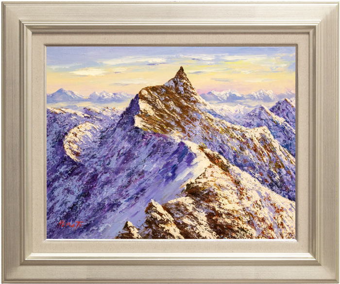 楽天市場】小林幸三 「 上高地 焼岳 」 油絵 油彩画 F6 ( 6号 ) : 内田画廊