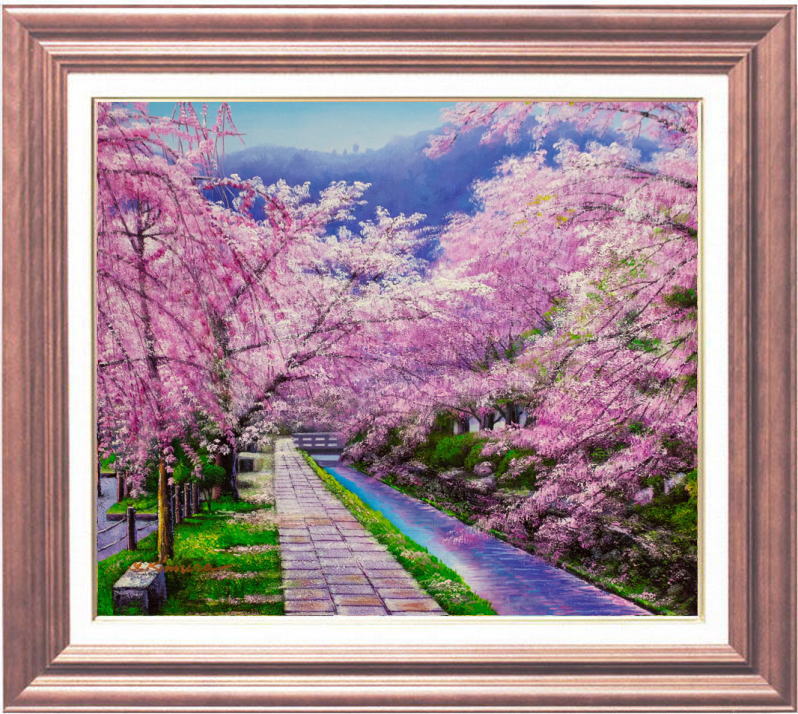 楽天市場】小林幸三 「 上高地 焼岳 」 油絵 油彩画 F6 ( 6号 ) : 内田画廊