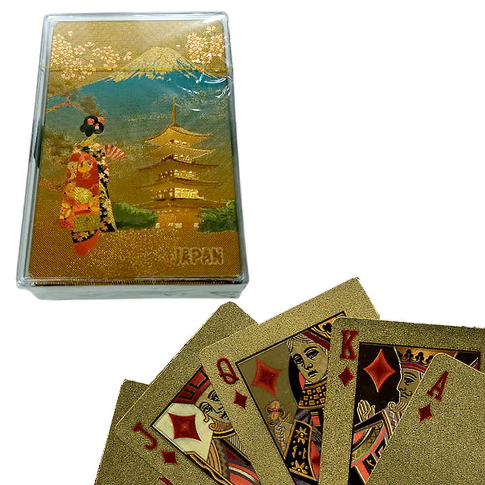 楽天市場】トランプ 葛飾北斎 浪裏 輝く セレブトランプ版画 浮世絵