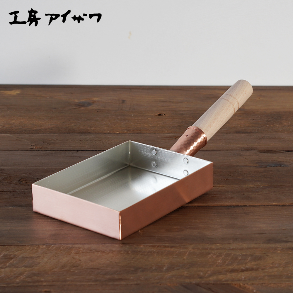 楽天市場】純銅玉子焼 関西型 たまご焼き器 12cm 工房アイザワ 卵 玉子