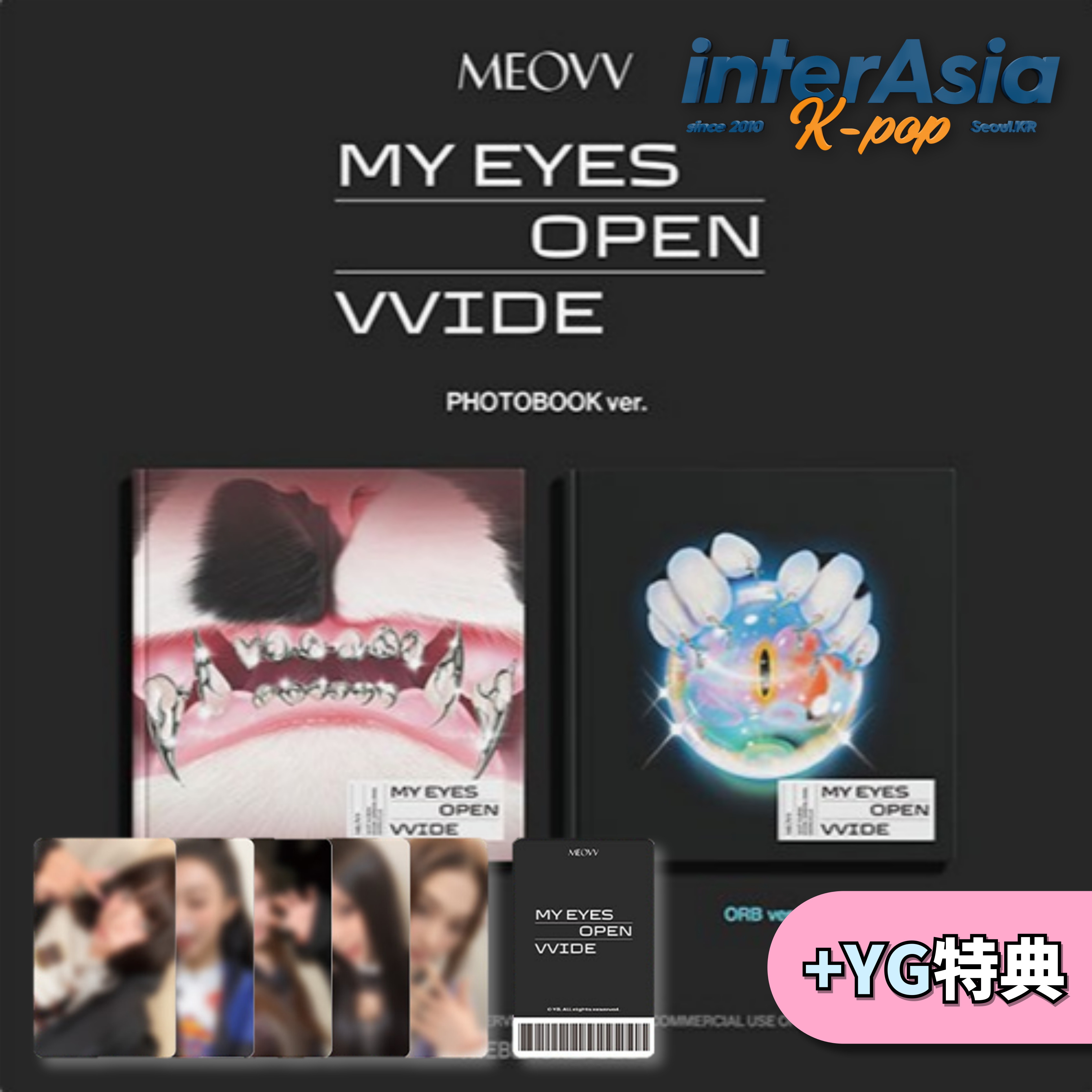 楽天市場】MEOVV - 1st EP ALBUM 「MY EYES OPEN VVIDE」 (PHOTOBOOK