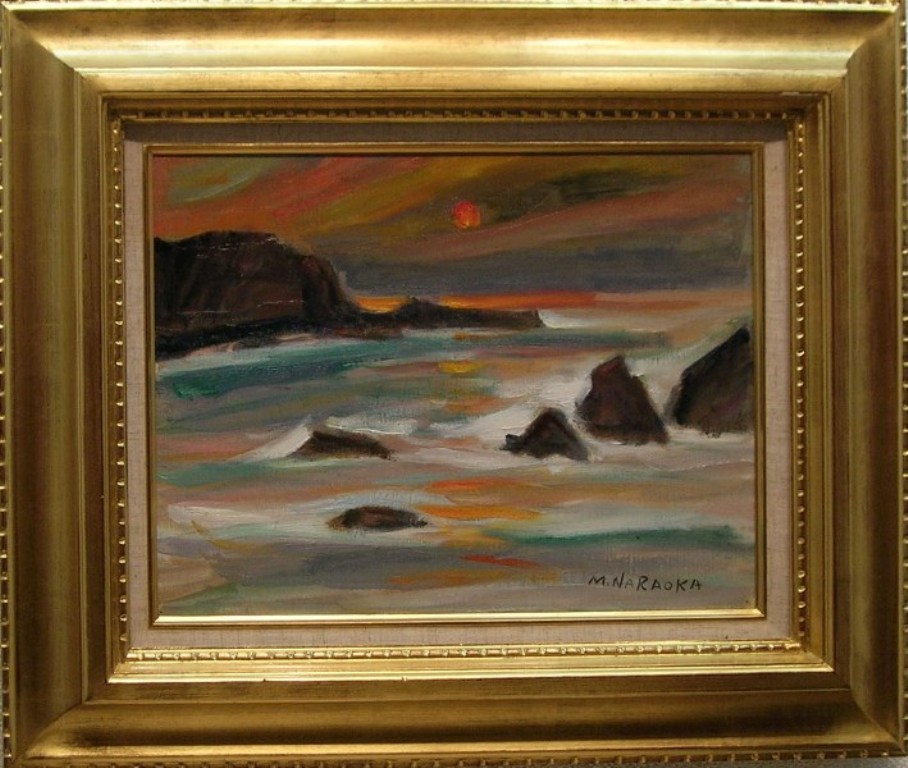 楽天市場】奈良岡正夫 「親仔」 油彩20号 : 小野画廊