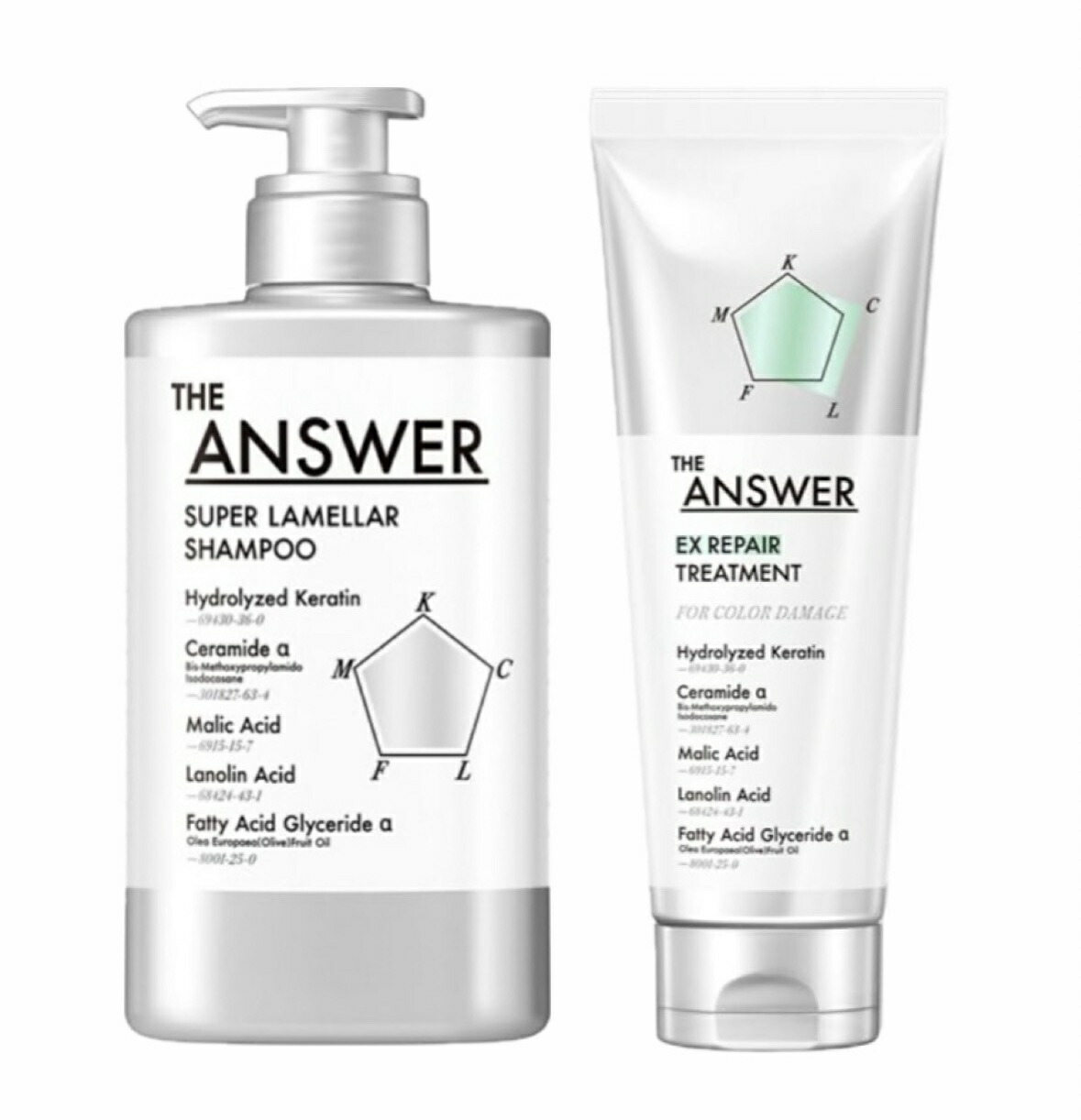 楽天市場】セット THE ANSWER ジアンサー スーパーラメラシャンプー