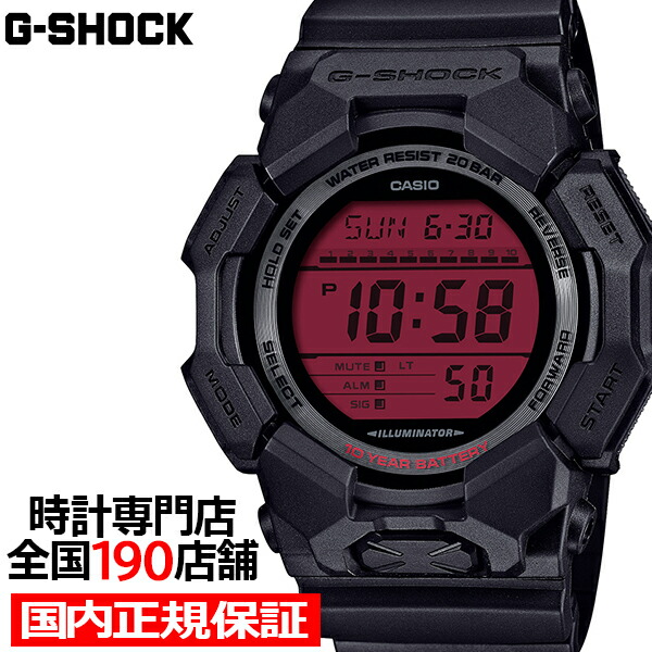 楽天市場】G-SHOCK ブラック&ボールドレッド DW-5600BBR-1JF メンズ