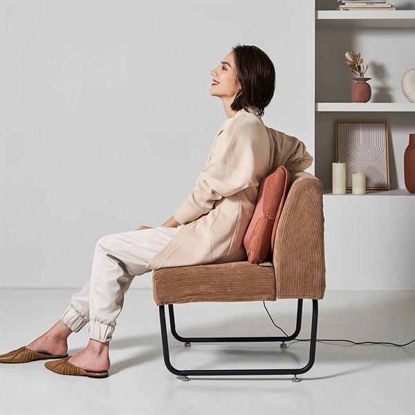 ATEX(アテックス)プレミアムマッサージクッション ダブルもみ(グレー