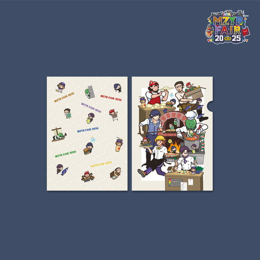 まじめにヤバシティ】クリアファイル（MAZI夜barでの一コマver