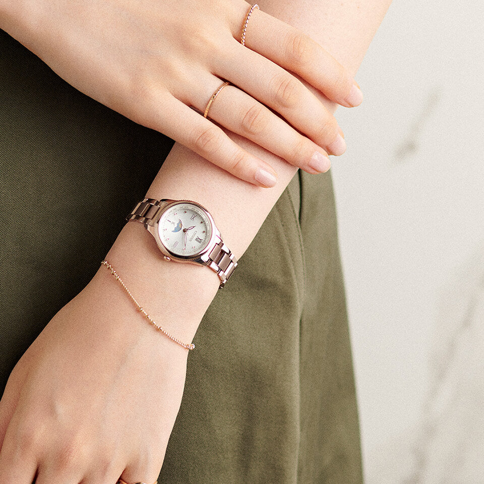 シチズン クロスシー ダイチコレクション サン&ムーン サクラピンク