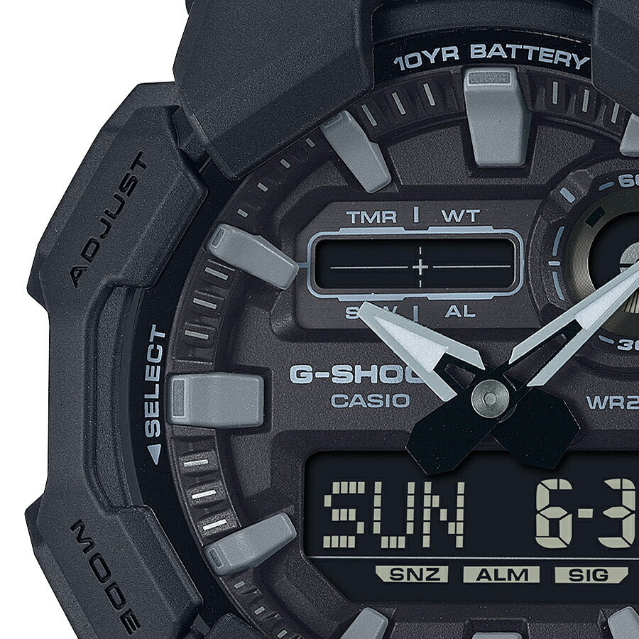 G-SHOCK 10年バッテリー ビッグケース オールブラック GA-010-1A1JF
