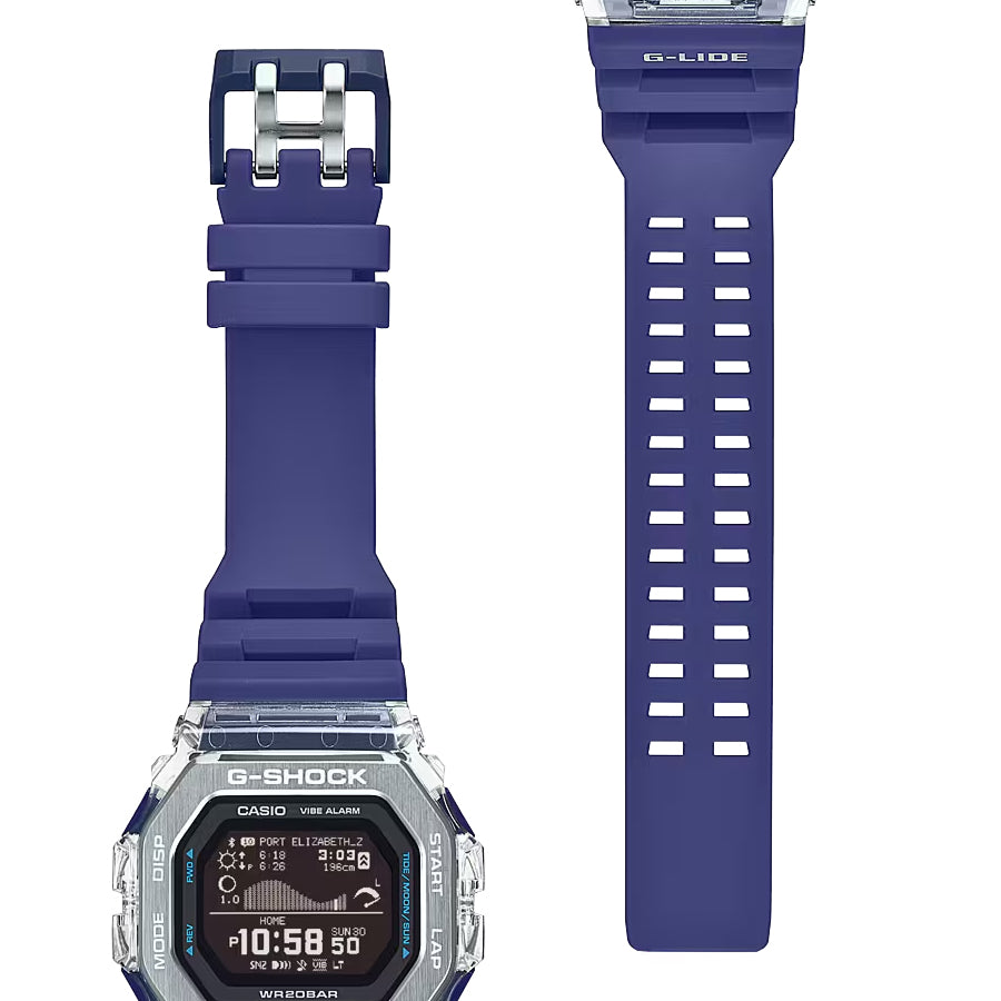 G-SHOCK G-LIDE Gleaming Wave GBX-100S-2JF メンズ 電池式 Bluetooth