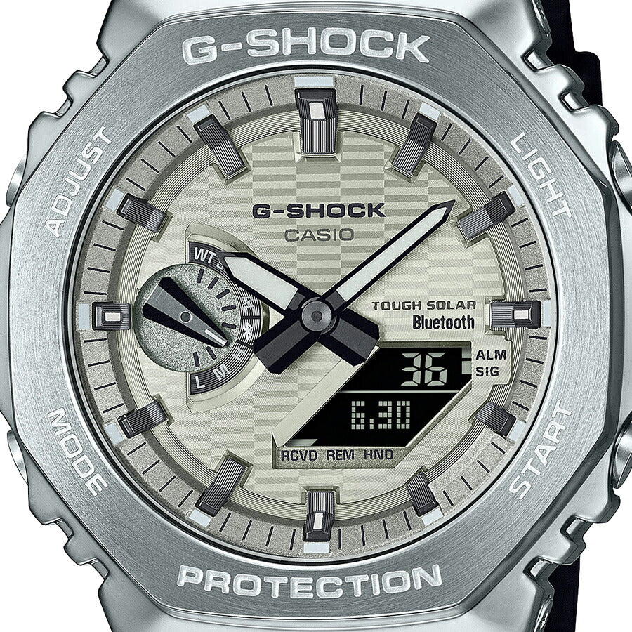 G-SHOCK メタルカバード オクタゴン GBM-2100A-8BJF メンズ ソーラー